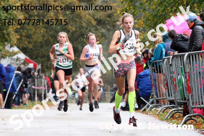 Girls under-15s 3 Stage Relay, 2018 ERRA 6 and 4 Stage and Youngsters Relays. Photo:  David T. Hewitson/Sports for All Pics